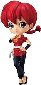 Banpresto Figura Statuetta 14cm Saotome Ranma 1/2 Manga QPOSKET Maglia Rossa Versione A