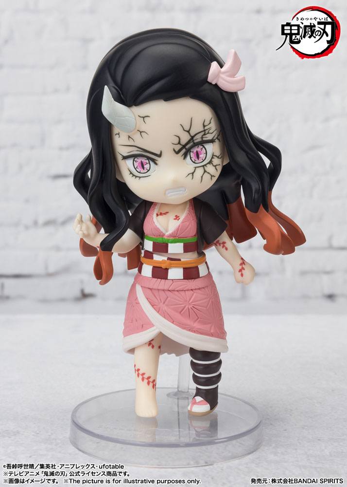 Demon Slayer: Kimetsu no Yaiba Figuarts mini Action Figure Nezuko Kamado Demon Form Advancing Ver. 9 cm