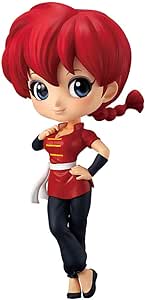 Banpresto Figura Statuetta 14cm Saotome Ranma 1/2 Manga QPOSKET Maglia Rossa Versione  A