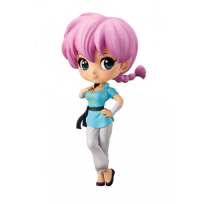 Banpresto Figura Statuetta 14cm Saotome Ranma 1/2 Manga QPOSKET Maglia Rosa Versione  B