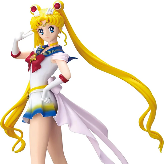 BANPRESTO Figura Super Sailor Moon Ver.B Glitter Glamours Pretty Guardian Eternal The Movie Sailor Moon 23cm