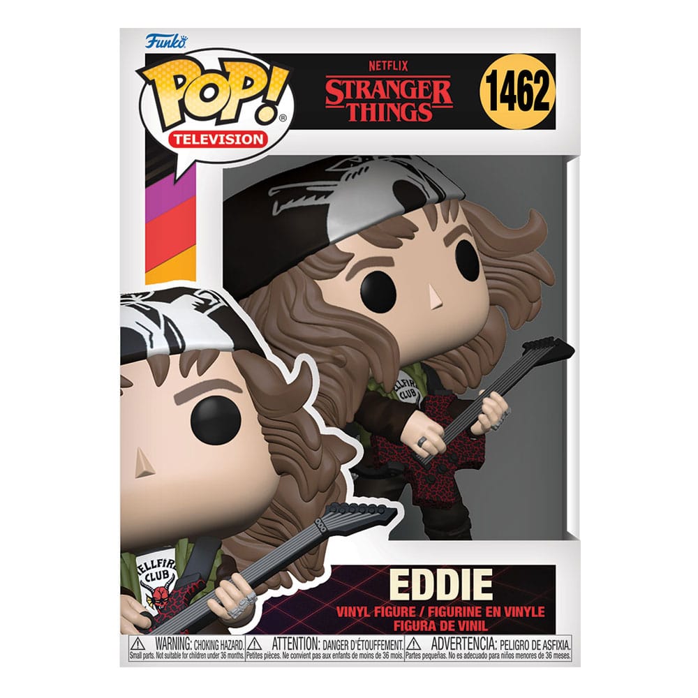 Stranger Things POP! TV Vinyl Figure Hunter Eddie with Guitar 9 cm