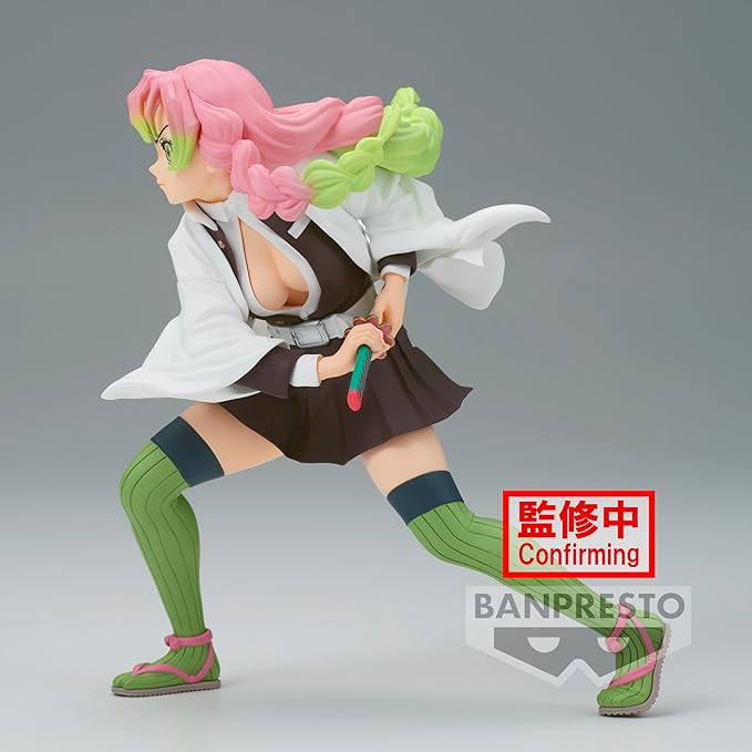 Banpresto  Mitsuri Kanroji Action Figure, Demon Slayer Kimetsu No Yaiba, Vibration Stars, 13 cm