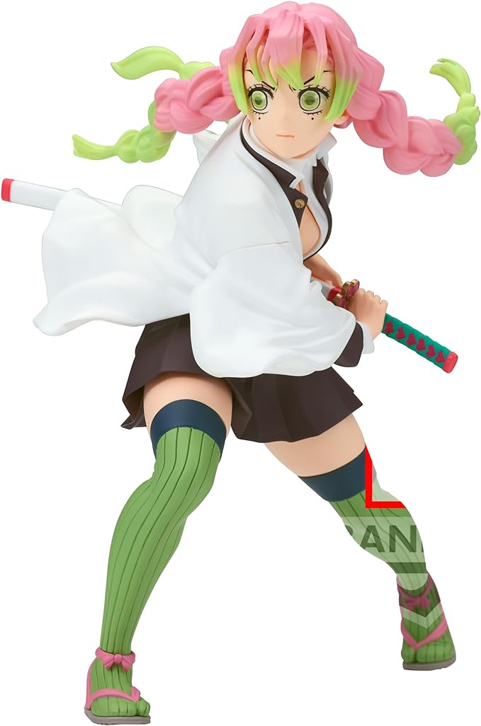 Banpresto  Mitsuri Kanroji Action Figure, Demon Slayer Kimetsu No Yaiba, Vibration Stars, 13 cm