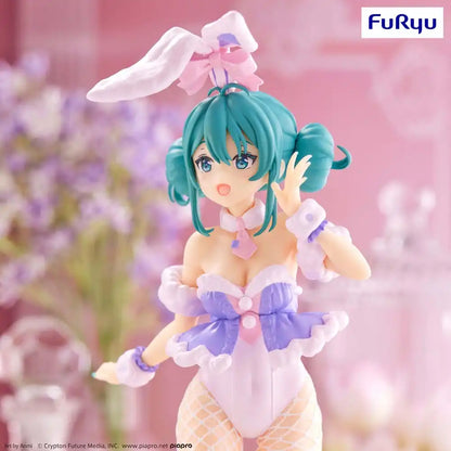 Hatsune Miku BiCute Bunnies PVC Statue White Rabbit Purple Color Ver. 28 cm Statue Hatsune Miku