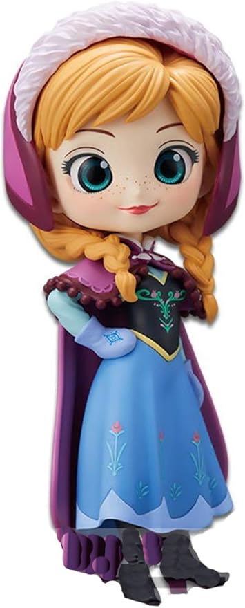 FIGURA Statuetta Collezione ANNA da Frozen 14cm Versione PASTEL COLOR - Serie QPOSKET