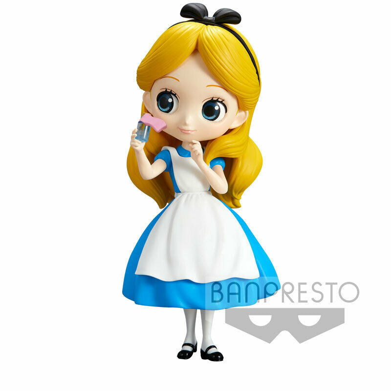 BANPRESTO Disney Characters Q Posket ALICE IN WONDERLAND - ALICE THINKING TIME Figure A