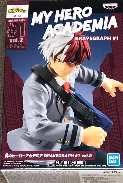 Banpresto Figure Bravegraph Vol.2 My Hero Academia 14cm Todoroki