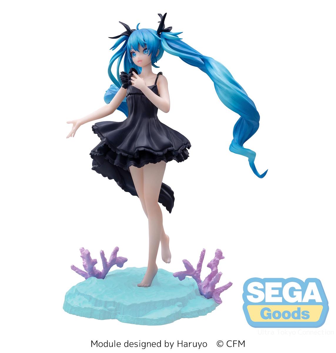 Sega - Figurine Hatsune Miku - Miku Project Mega 39'S Deep Sea Girl Luminasta 18 cm