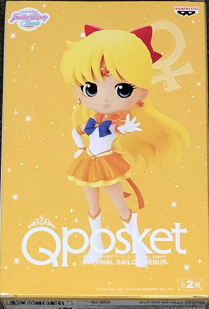 Banpresto Pretty Guardian Sailor Moon – Eternal Sailor Venus – Q Posket 14 cm Ver A