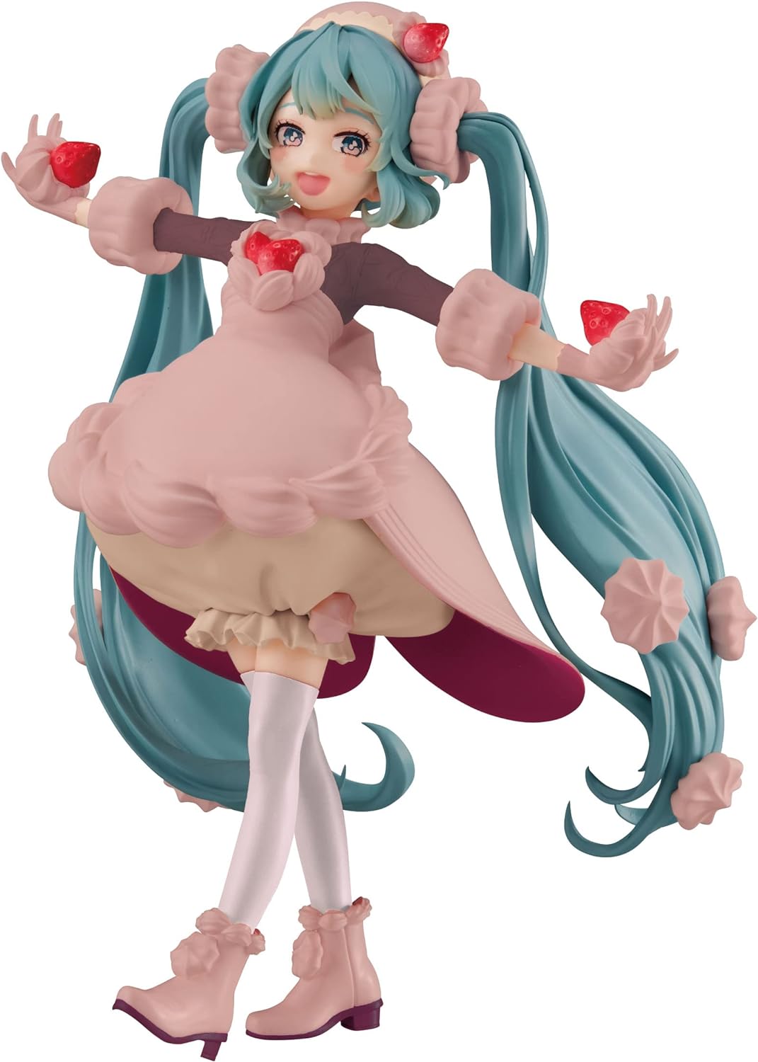 Furyu Hatsune Miku SweetSweets Series - Statua in PVC Hatsune Miku Strawberry Chocolate Short 17 cm