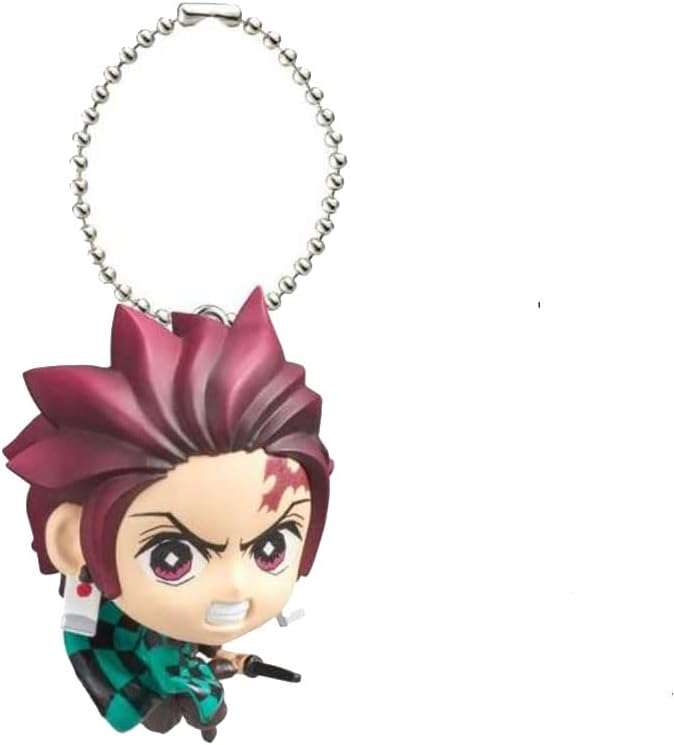 Demon slayer deformed mascot Kamado Tanjiro Pvc 5 cm Strap Portachiavi Bandai