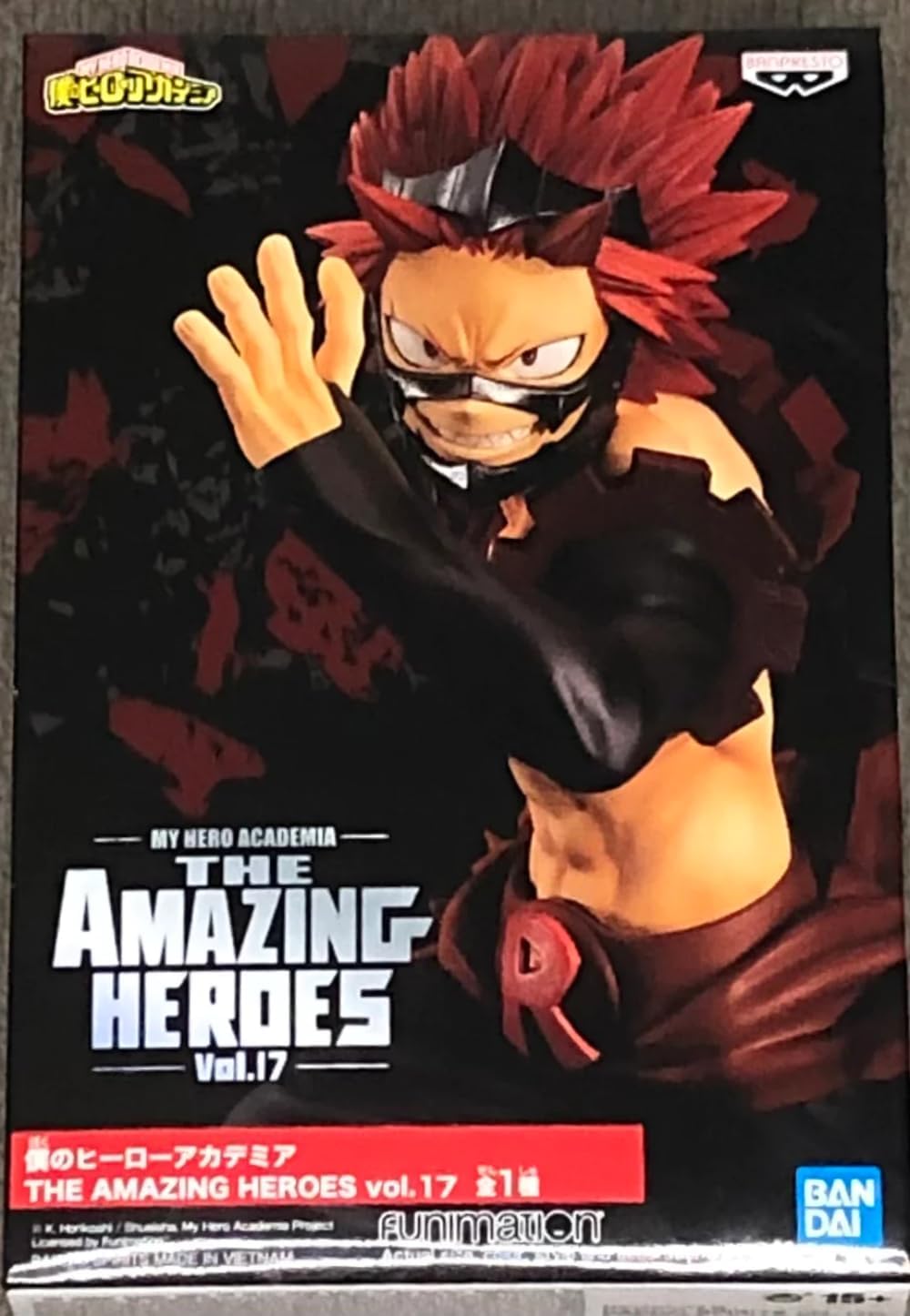 Banpresto Figura d'azione Eijiro Kirishima - My Hero Academia - The Amazing Heroes Vol.17