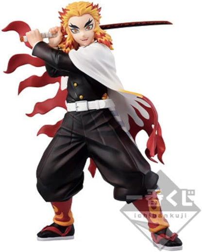 Bandai Spirits. KIMETSU No Yaiba Figure Demon Slayer Rengoku Kyoujurou Mugen Ressha-Hen Train Film OAV Movie Ichibansho Ichiban Kuji