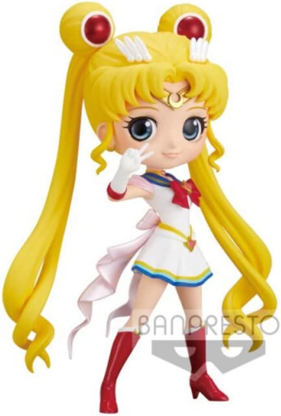 Banpresto - Figurine Sailor Moon - Super Sailor Moon Ver A Q Pocket 14cm