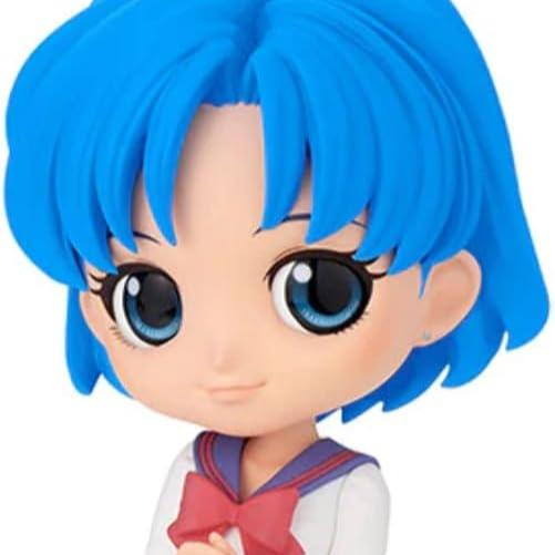 Banpresto- Pretty Guardian Eternal The Movie 193830 Figurina Sailor Moon Q Posket Ami Mizuno, 13 cm, ver b