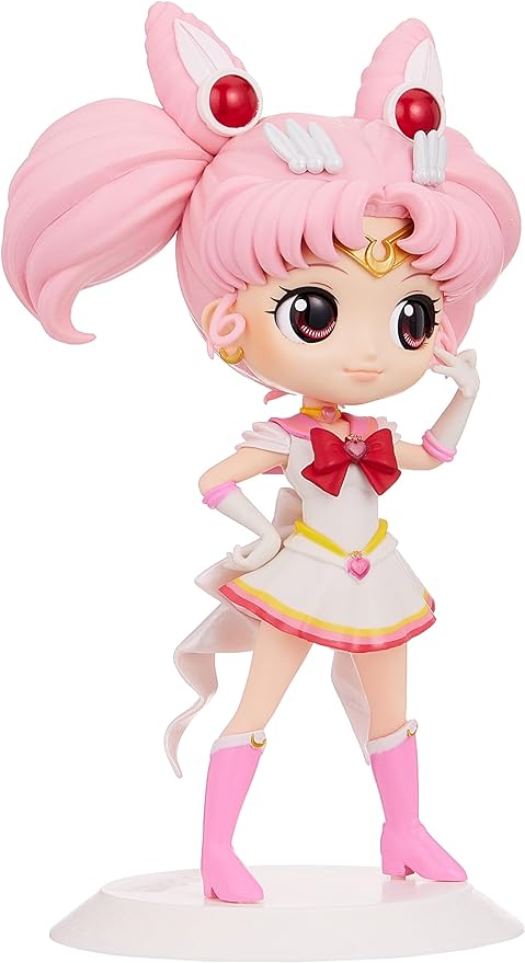 Banpresto - Figurine Sailor Moon - Super Sailor Chibi Moon Ver A Q Pocket 13cm