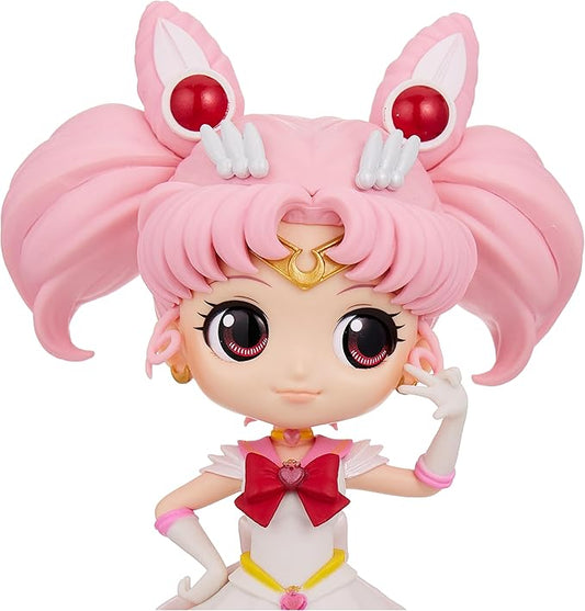 Banpresto - Figurine Sailor Moon - Super Sailor Chibi Moon Ver A Q Pocket 13cm