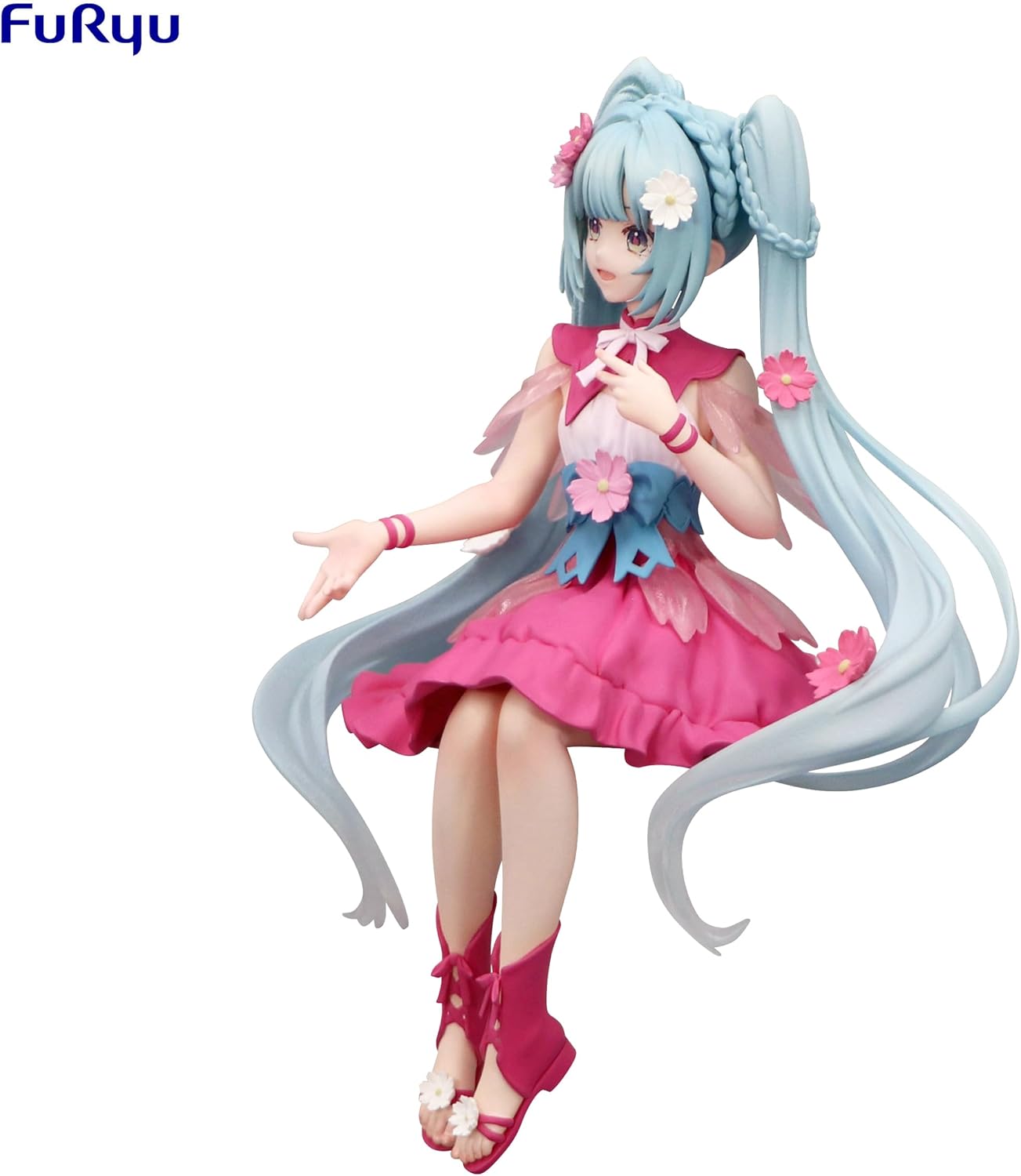 FURYU Corporation -Hatsune Miku Noodle Stopper Figura -Flower Fairy Cosmos-