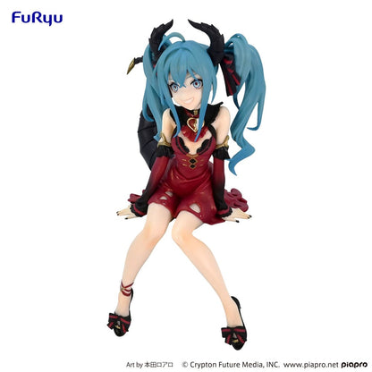 Hatsune Miku Noodle Stopper PVC Statue Hatsune Miku Villain Red Color ver. 16 cm