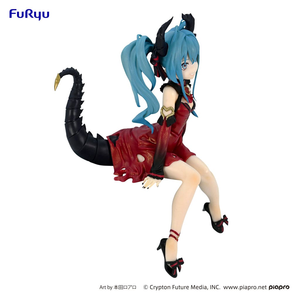 Hatsune Miku Noodle Stopper PVC Statue Hatsune Miku Villain Red Color ver. 16 cm