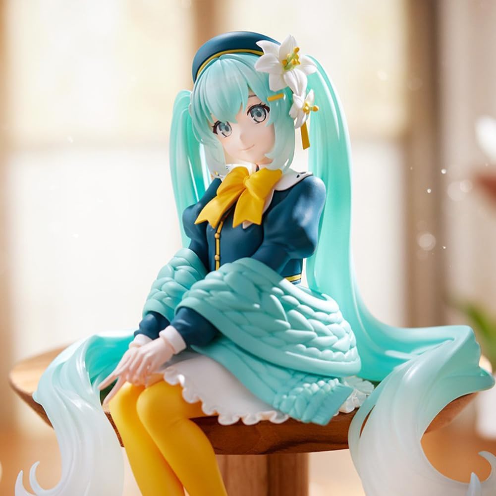 Hatsune Miku Noodle Stopper PVC Statue Flower Fairy Lily 14 cm