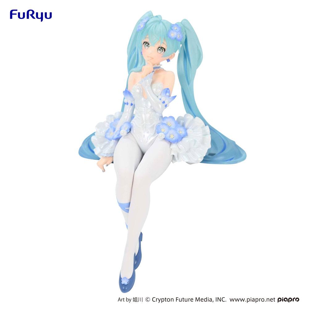 Hatsune Miku Noodle Stopper PVC Statua Hatsune Miku / Flower Fairy Nemophila Ver. 15 cm