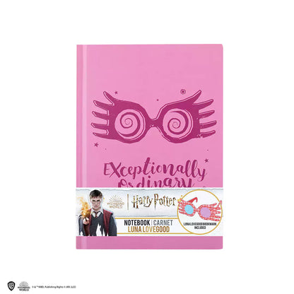 HARD NOTEBOOK AND BOOKMARK - LUNA LOVEGOOD