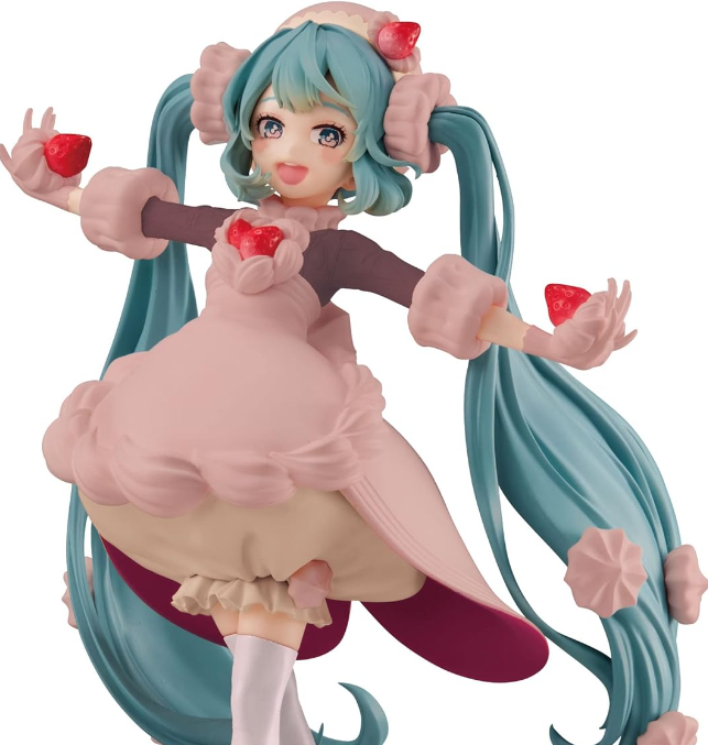 Furyu Hatsune Miku SweetSweets Series - Statua in PVC Hatsune Miku Strawberry Chocolate Short 17 cm