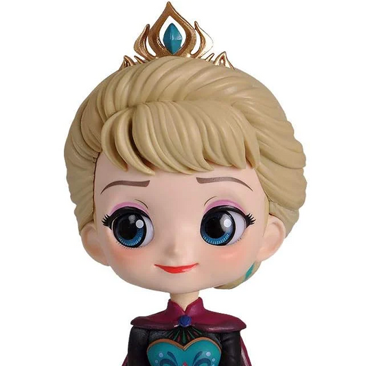 Banpresto 82563 - Q posket Disney Characters - Elsa Coronation Style (Normal Color)